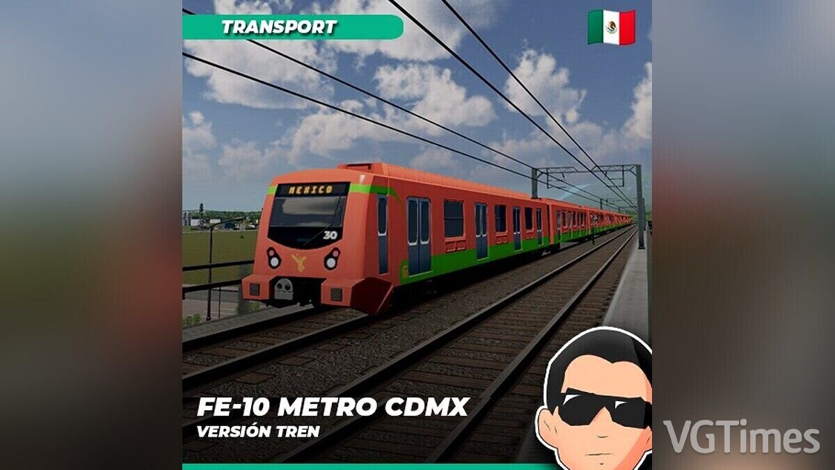 Cities: Skylines — FE-10 метро Мехико
