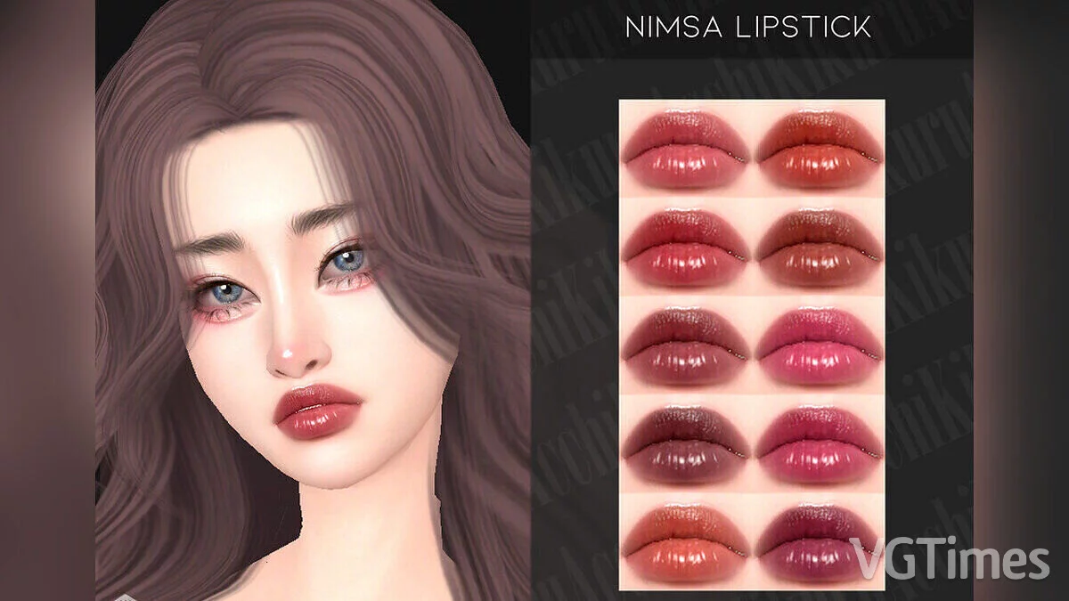 The Sims 4 — Губная помада Nimsa