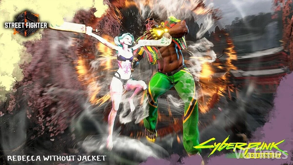 Street Fighter 6 — Ребекка без куртки