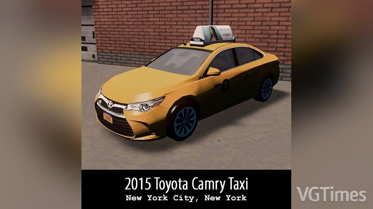 Cities: Skylines — Toyota Camry 2015 NYC такси