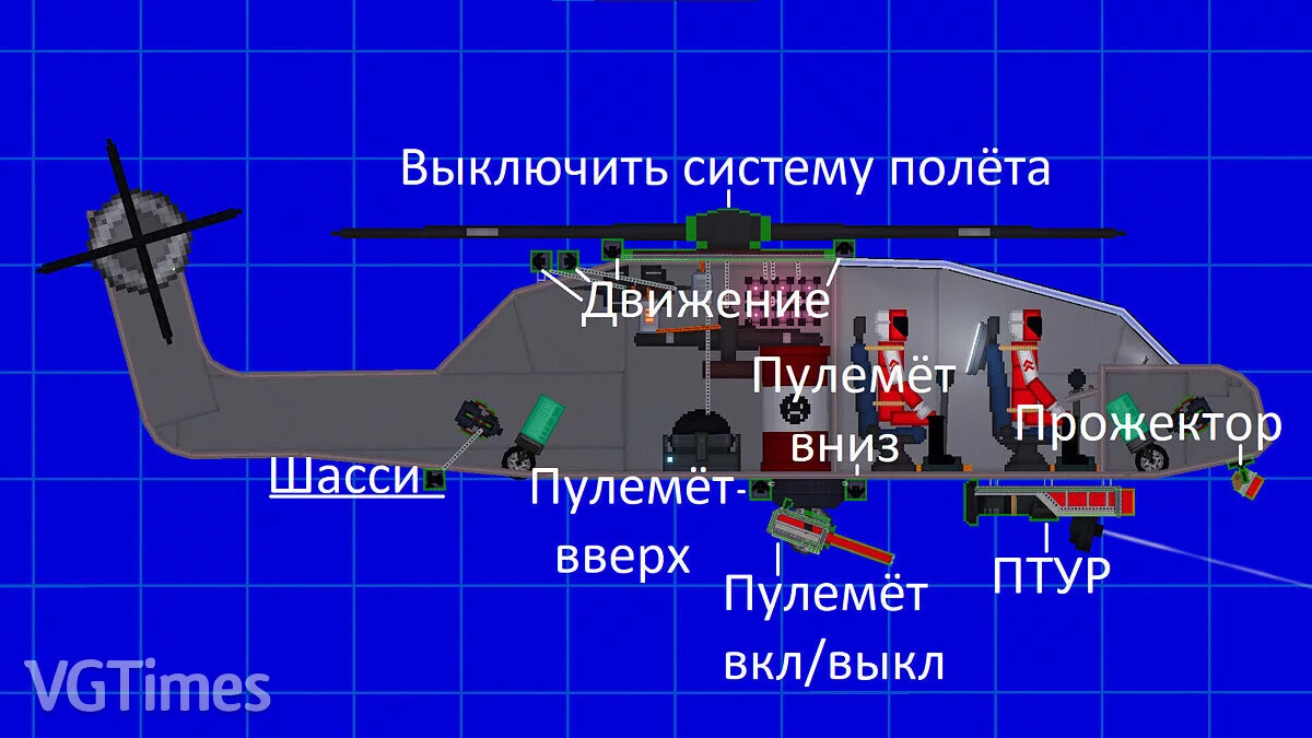 People Playground — Вертолёт Cоколии "Ястреб" [1.26.6+]