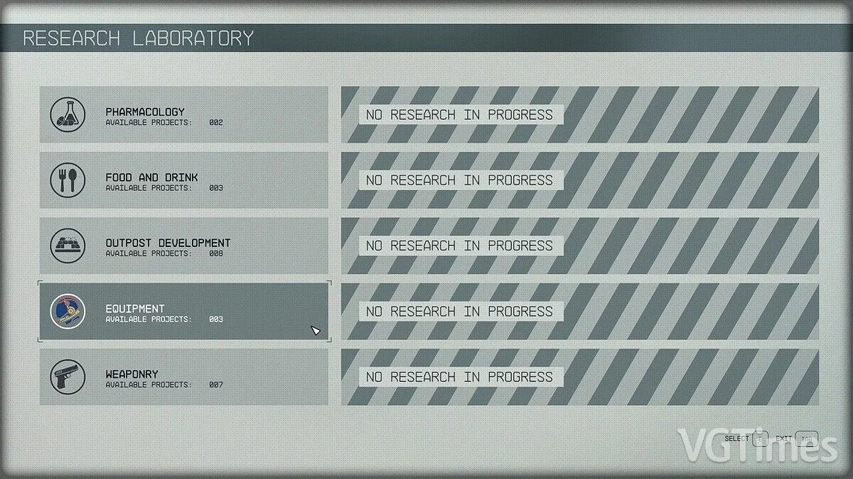 Starfield — Цветные иконки исследований