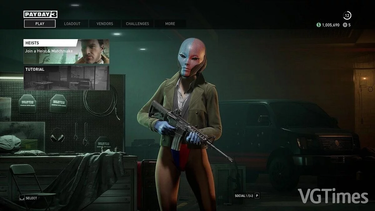 Payday 3 — Джой в трусиках