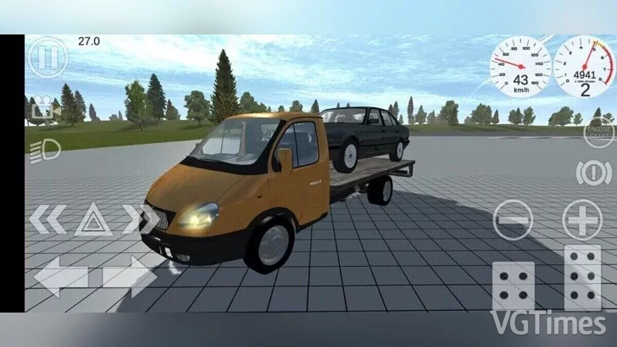 Simple Car Crash Physics Sim — «Газель» (ГАЗ-3302)