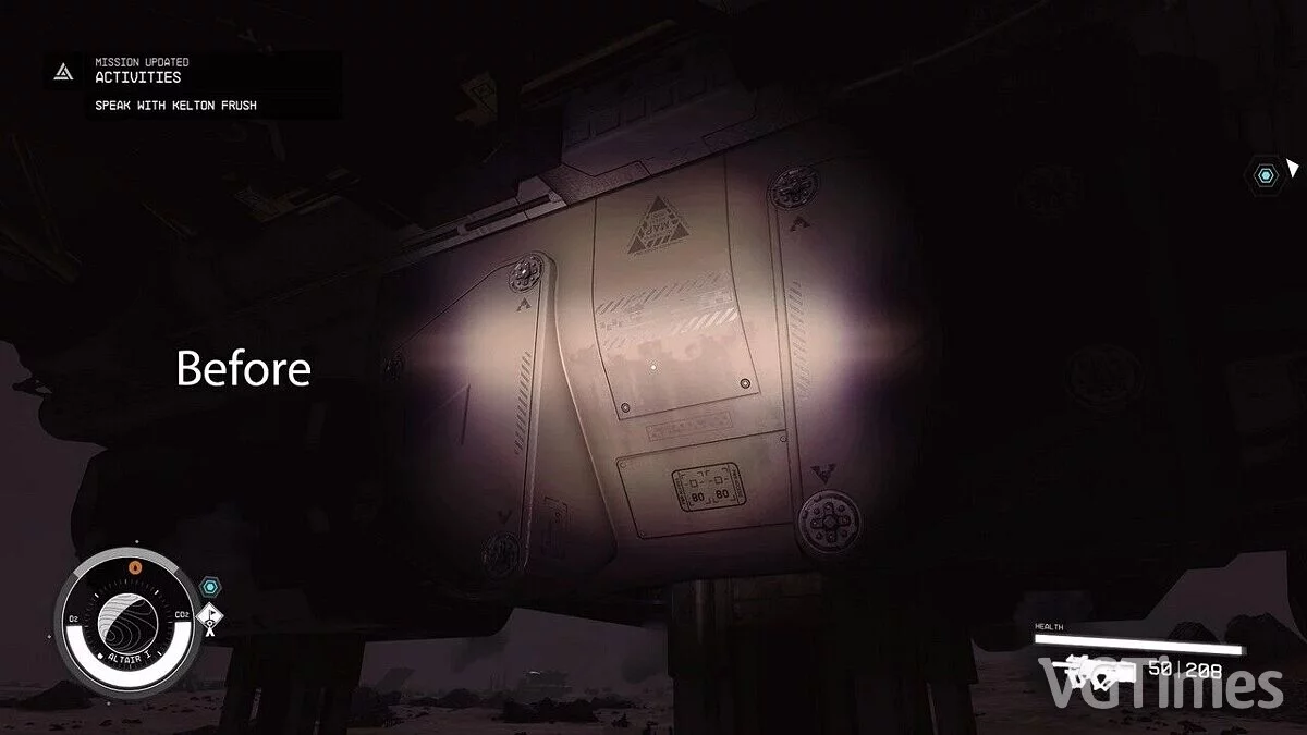 Starfield — Яркий фонарик