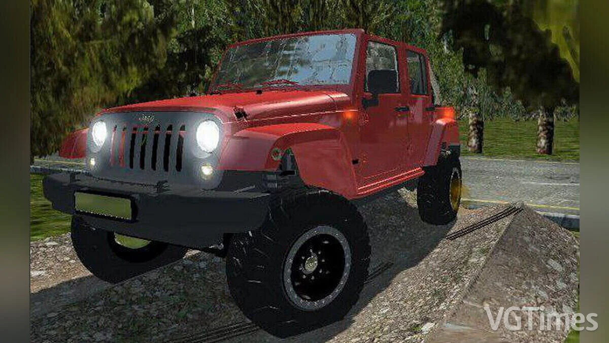 Simple Car Crash Physics Sim — Jeep Wrangler Rubicon 2012