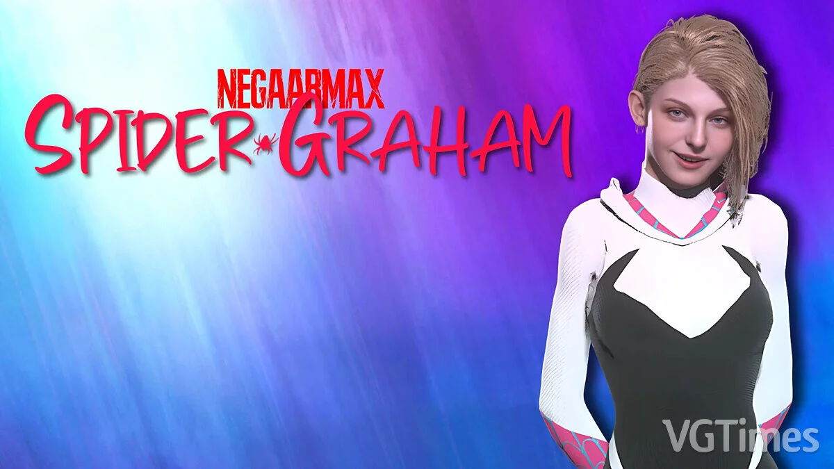 Resident Evil 4 Remake (2023) — Эшли косплеит Гвен-Паука