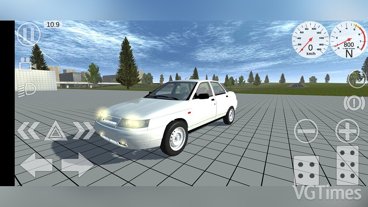 Simple Car Crash Physics Sim — «Лада» (ВАЗ 2110)