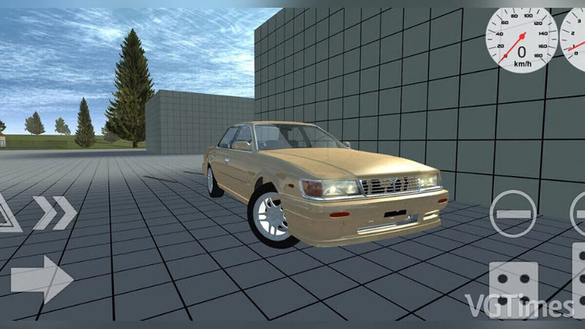 Simple Car Crash Physics Sim — Nissan Laurel c33