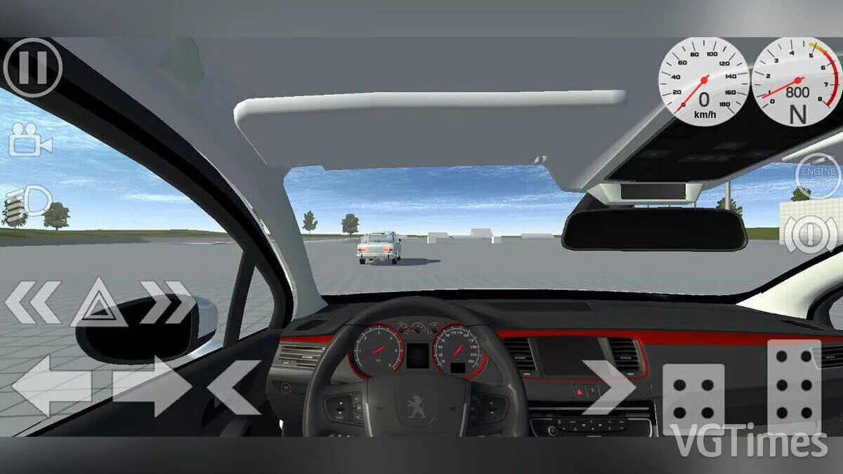 Simple Car Crash Physics Sim — Peugeot 508 GT