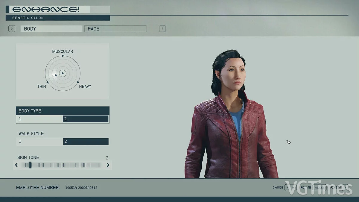 Starfield — Пресет азиатки