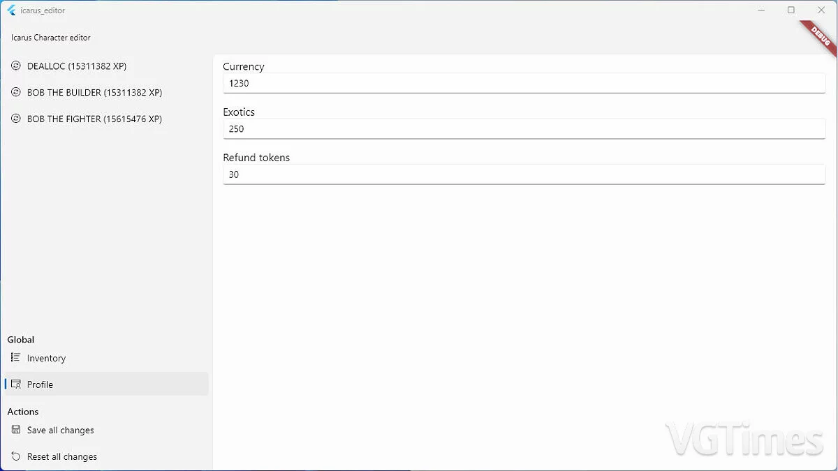 Icarus — Редактор сохранений [0.0.10]