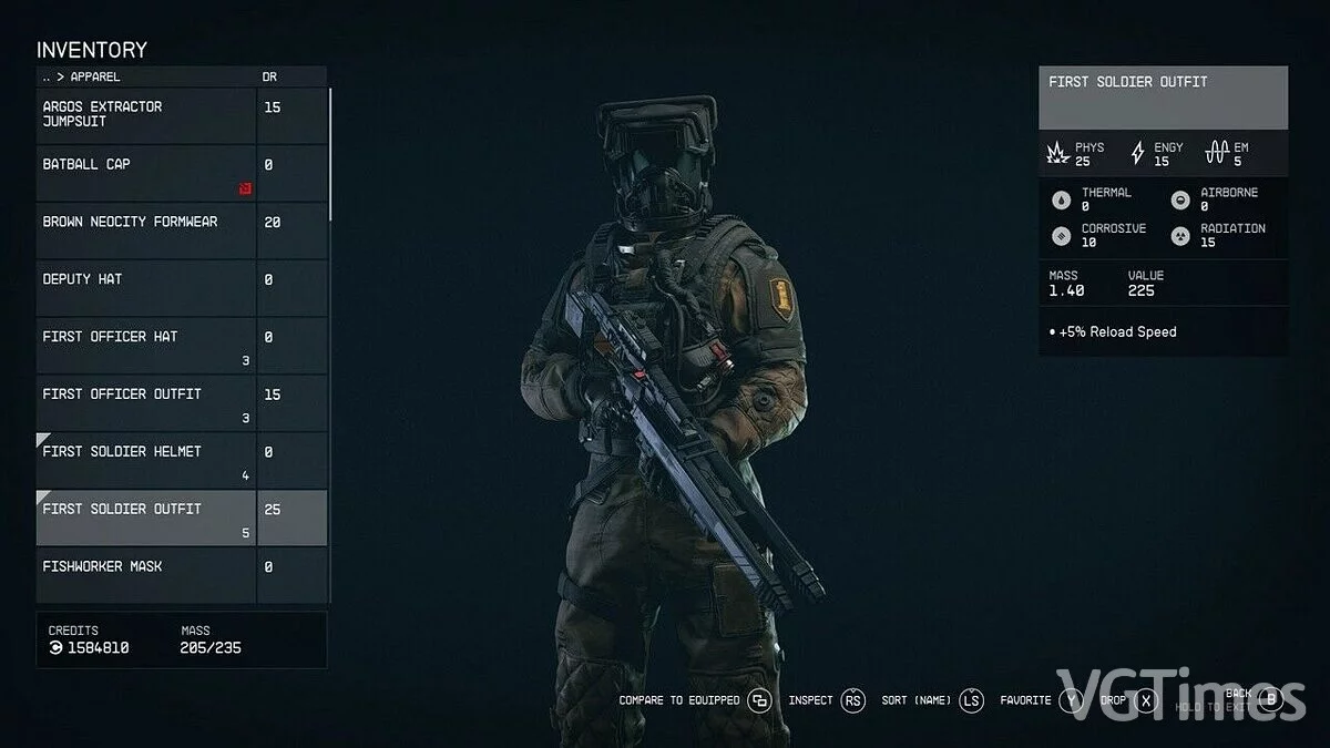 Starfield — Шахтерский шлем