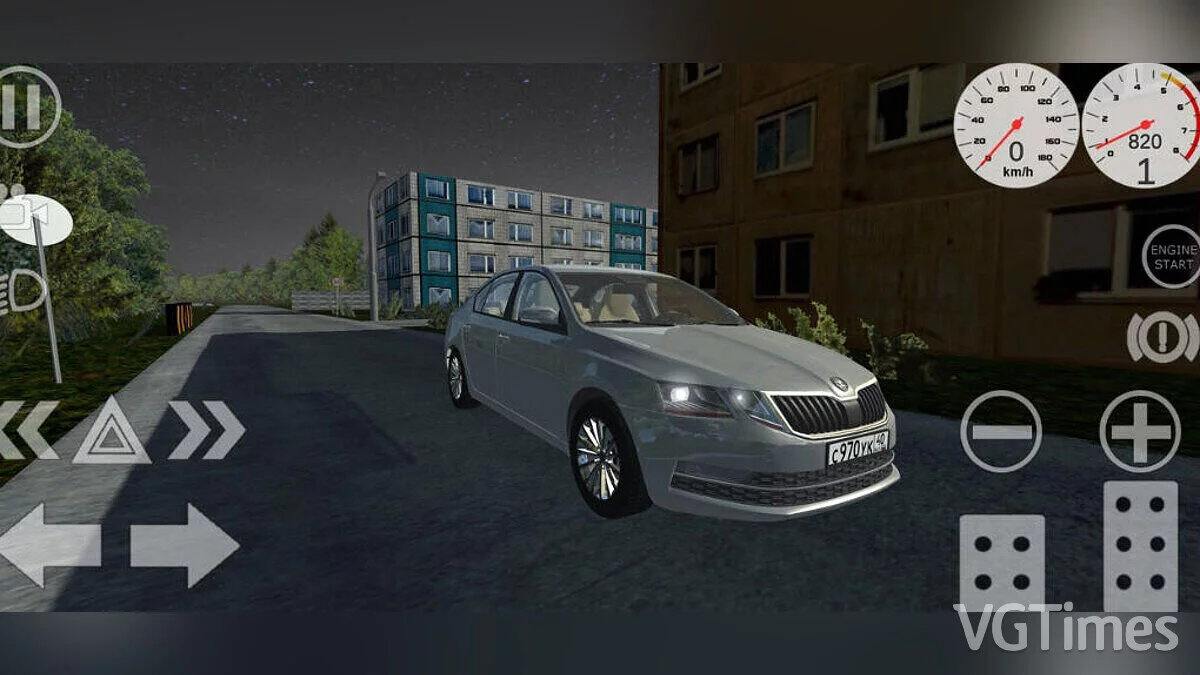 Simple Car Crash Physics Sim — Skoda Octavia V7