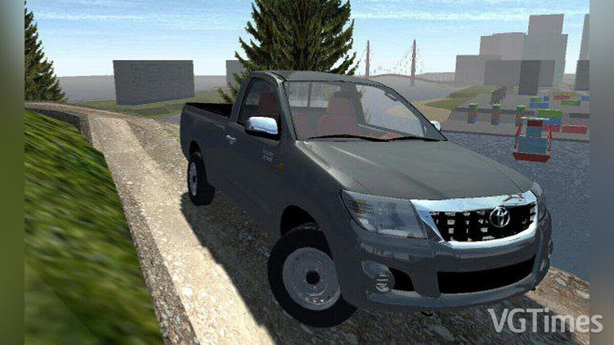 Simple Car Crash Physics Sim — Toyota Hilux