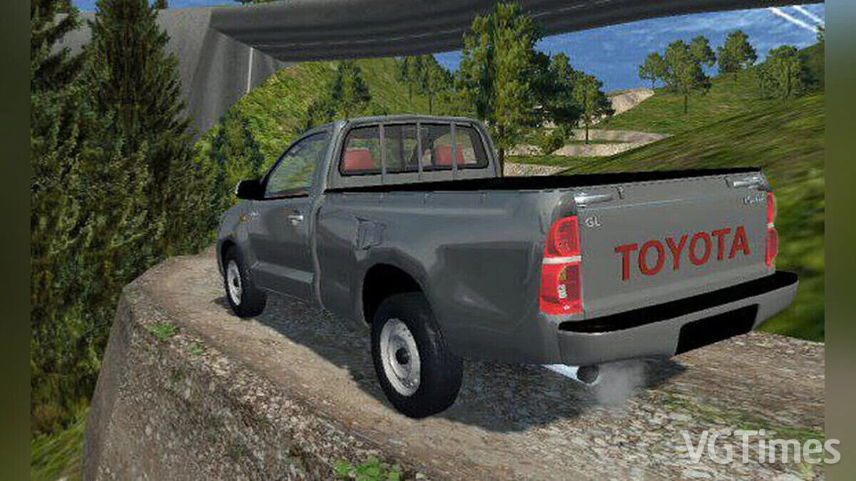 Simple Car Crash Physics Sim — Toyota Hilux