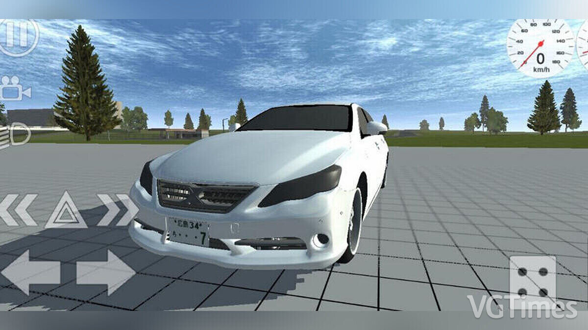Simple Car Crash Physics Sim — Toyota Mark X