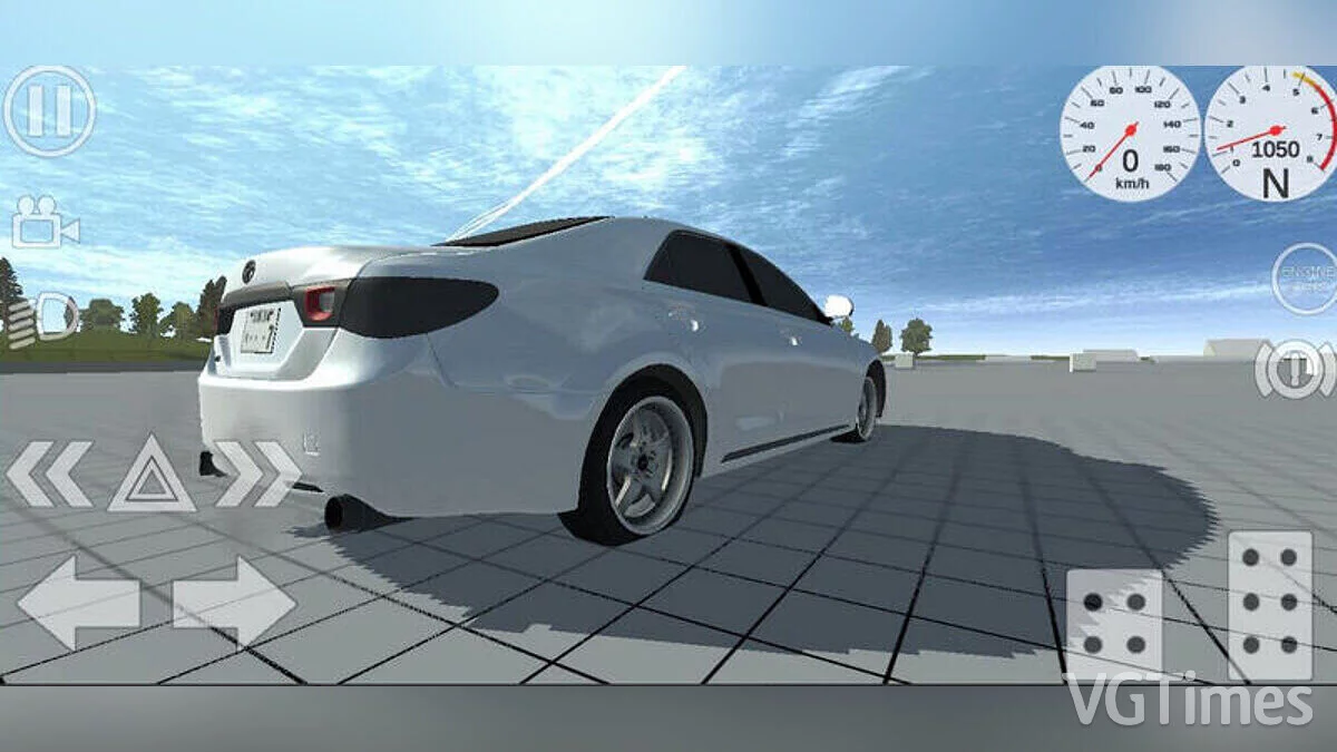 Simple Car Crash Physics Sim — Toyota Mark X
