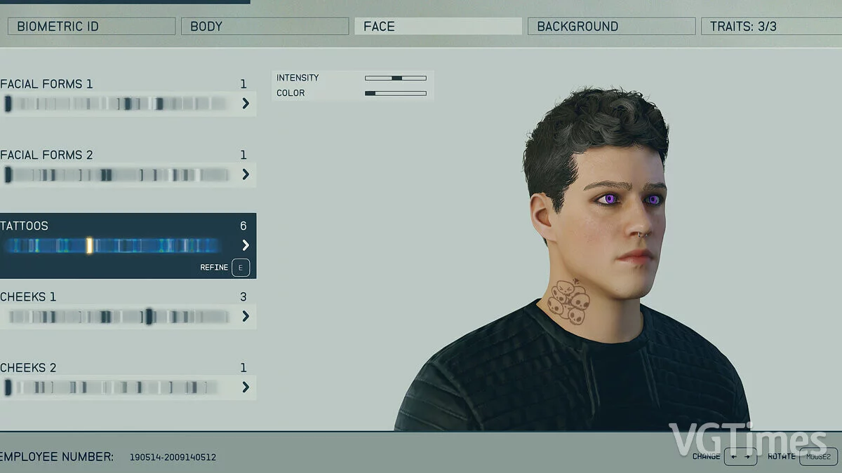 Starfield — Заменитель татуировок