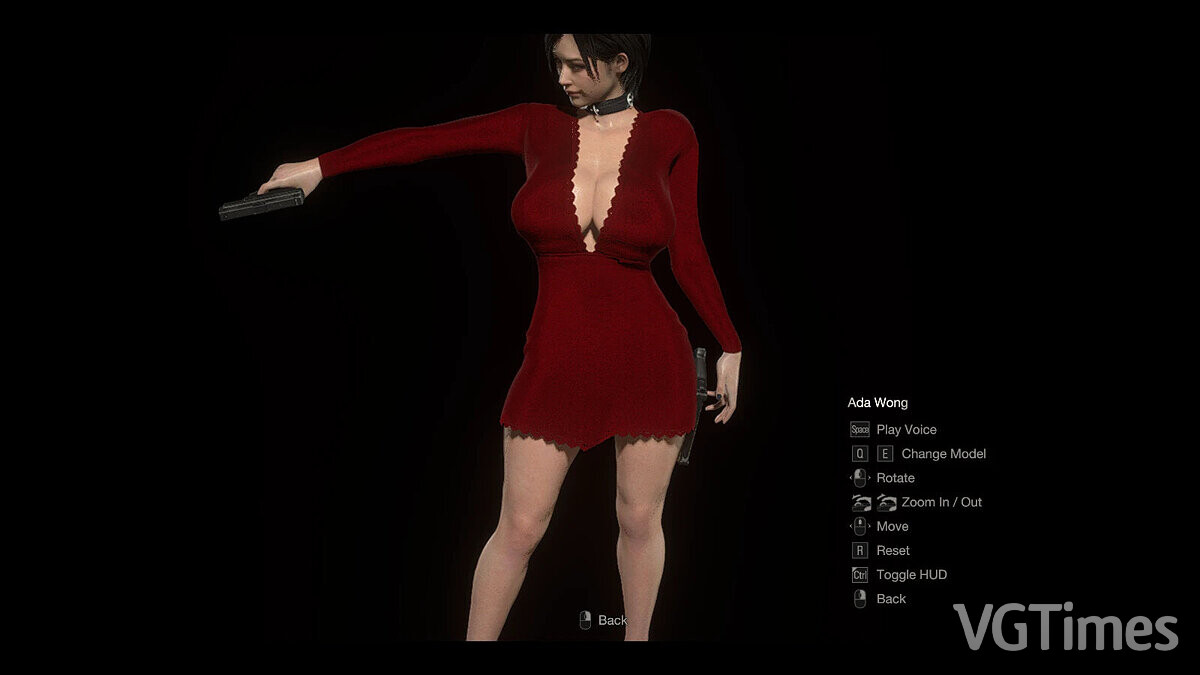 Resident Evil 4 Remake: Separate Ways — Ада в платье с большой грудью