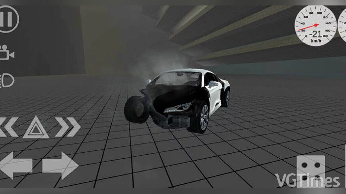 Simple Car Crash Physics Sim — Audi R8