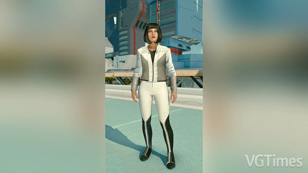 Starfield — Белые леггинсы с курткой