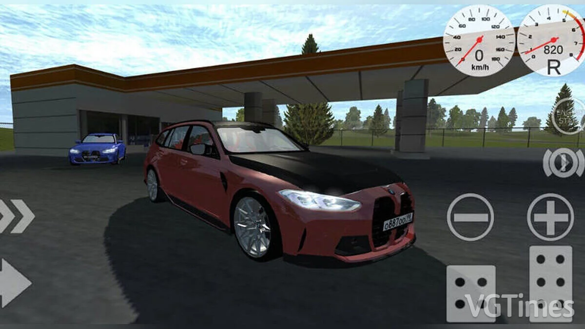 Simple Car Crash Physics Sim — BMW M3 G81