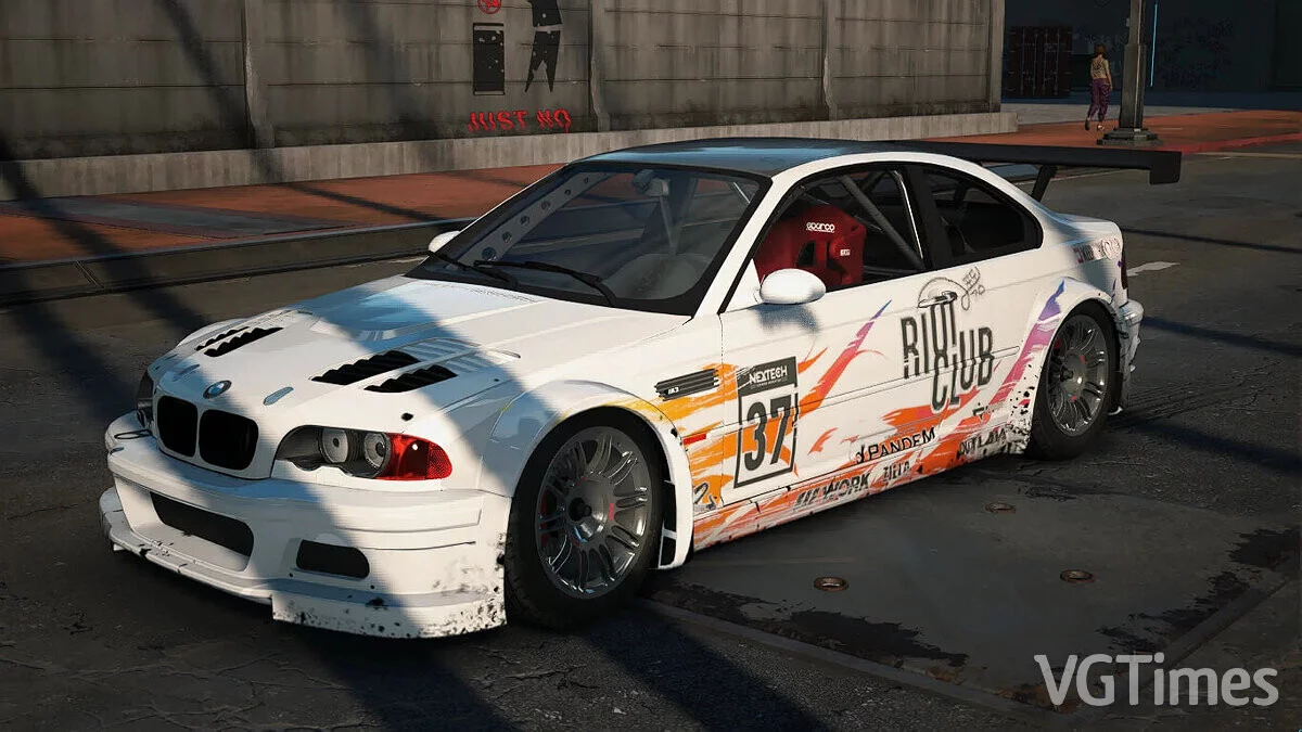Cyberpunk 2077 — BMW M3 GTR из игры NFS Most Wanted
