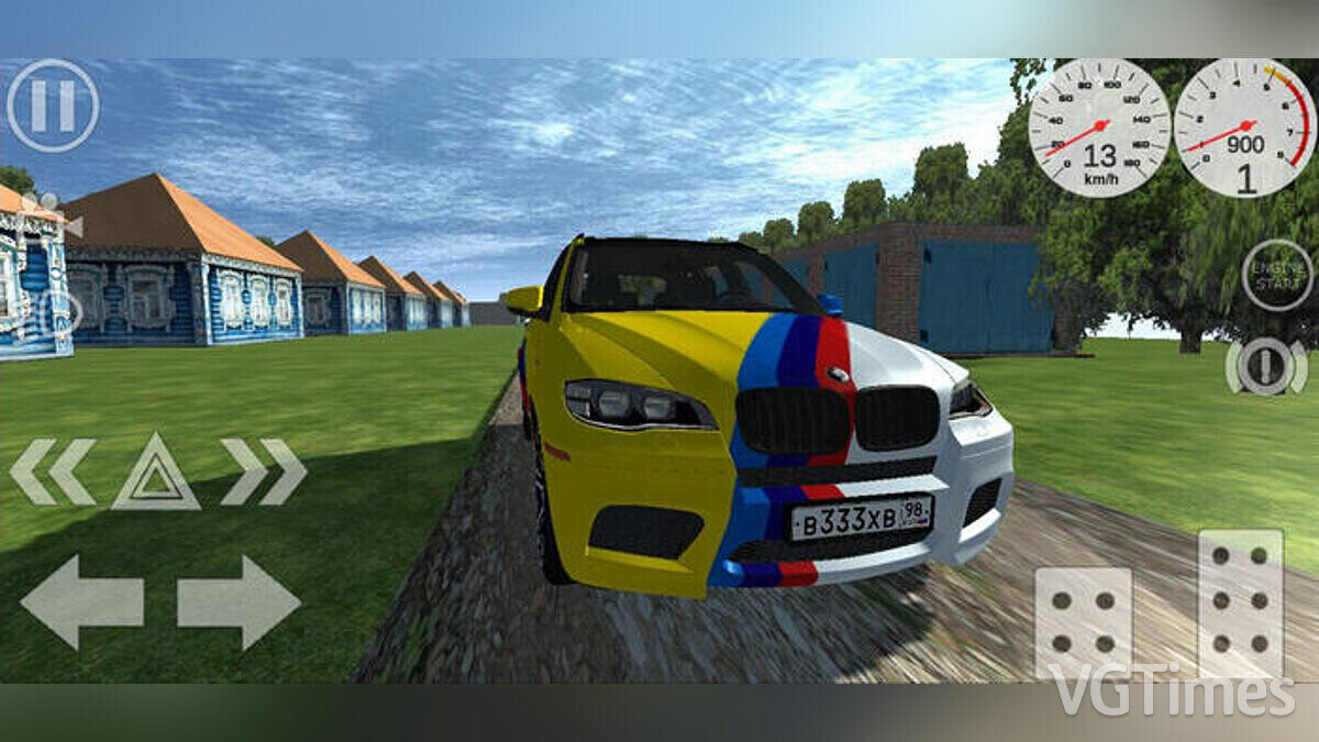 Simple Car Crash Physics Sim — BMW X5 M