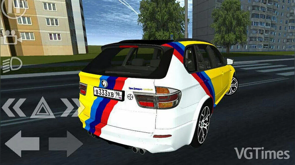 Simple Car Crash Physics Sim — BMW X5 M
