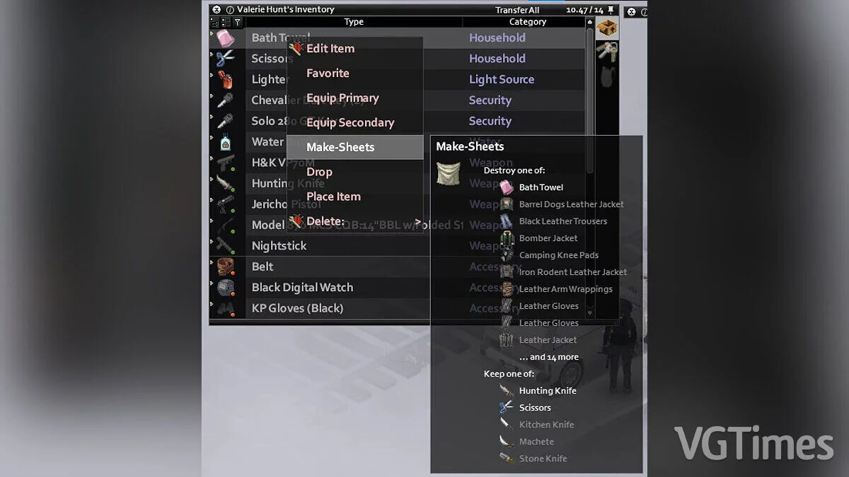 Project Zomboid — Дополнительные геймплейные возможности