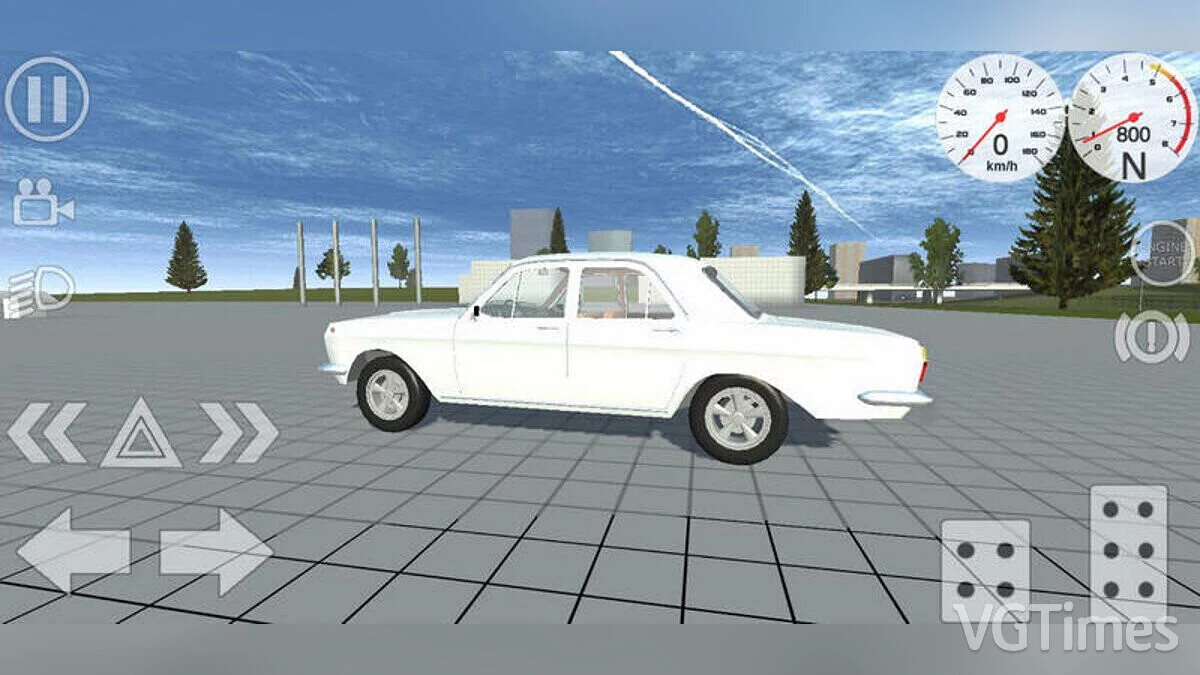 Simple Car Crash Physics Sim — Газ-24 (Волга)