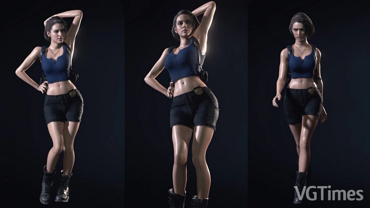 Resident Evil 3 — Короткий топ и шорты для Джилл