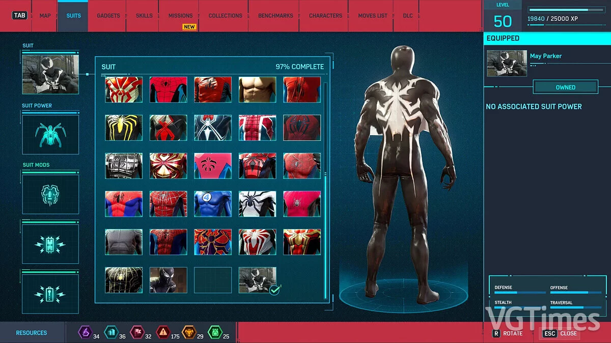 Marvel&#039;s Spider-Man Remastered — Костюм в стиле Венома