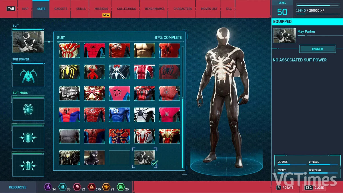 Marvel&#039;s Spider-Man Remastered — Костюм в стиле Венома