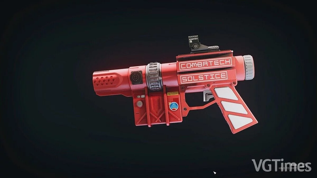 Starfield — Красный пистолет Solstice