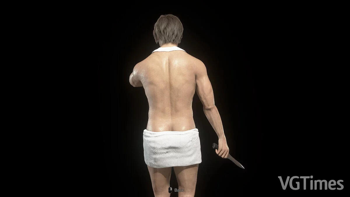 Resident Evil 4 Remake (2023) — Леон в полотенце