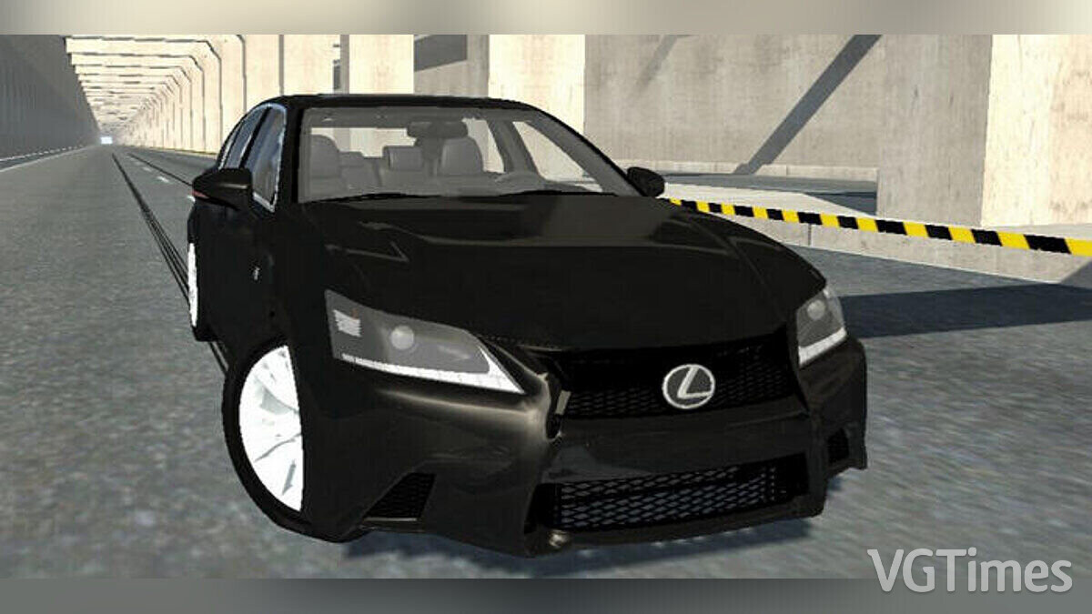 Simple Car Crash Physics Sim — Lexus GS350F