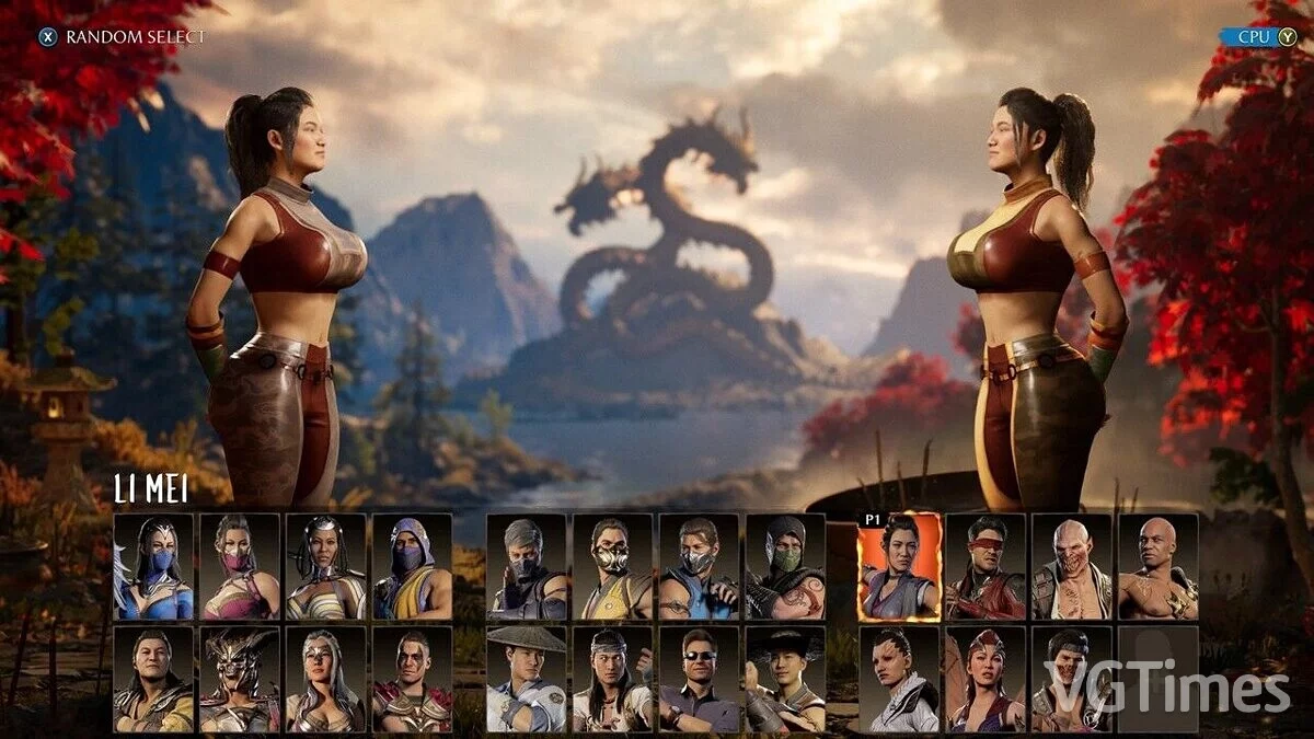 Mortal Kombat 1 — Ли Мэй с большой попой и грудью
