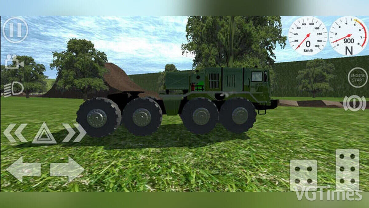 Simple Car Crash Physics Sim — МАЗ 537