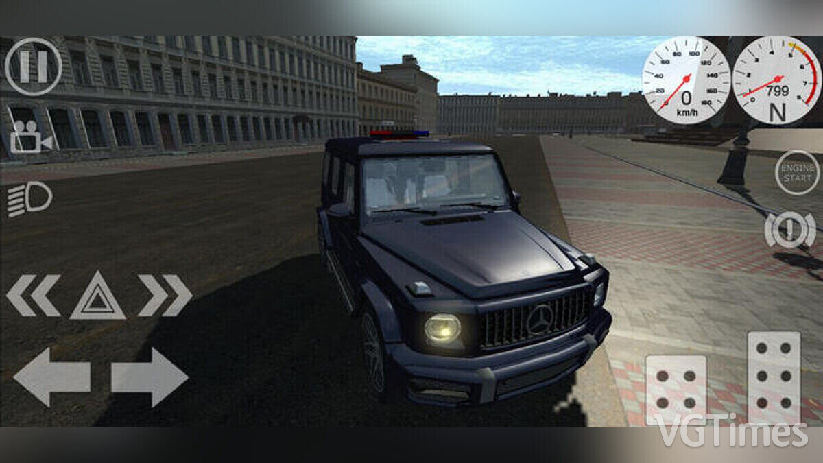 Simple Car Crash Physics Sim — Mercedes-Benz 63