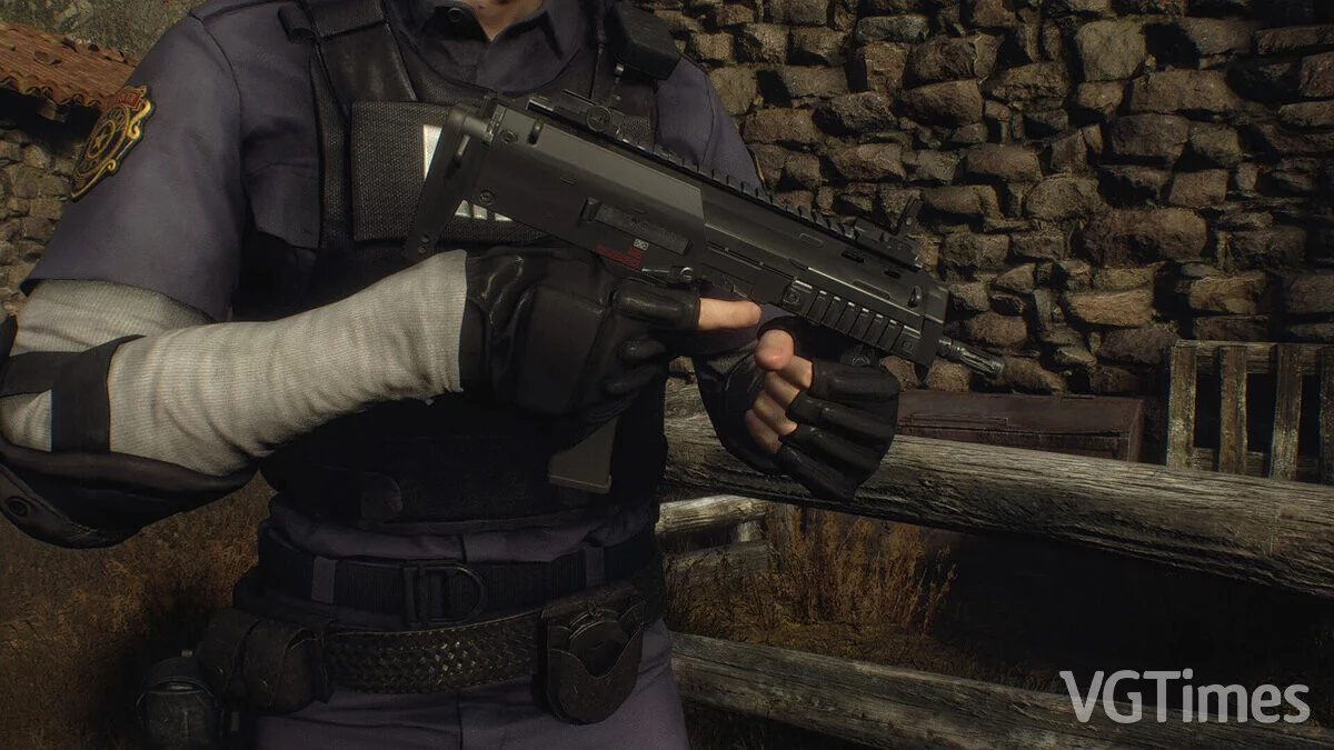 Resident Evil 4 Remake (2023) — MP7 из игры Counter Strike 2