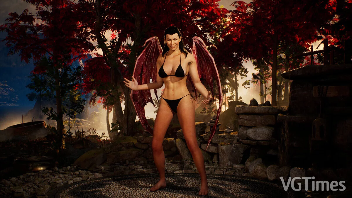 Mortal Kombat 1 — Нитара в черном бикини