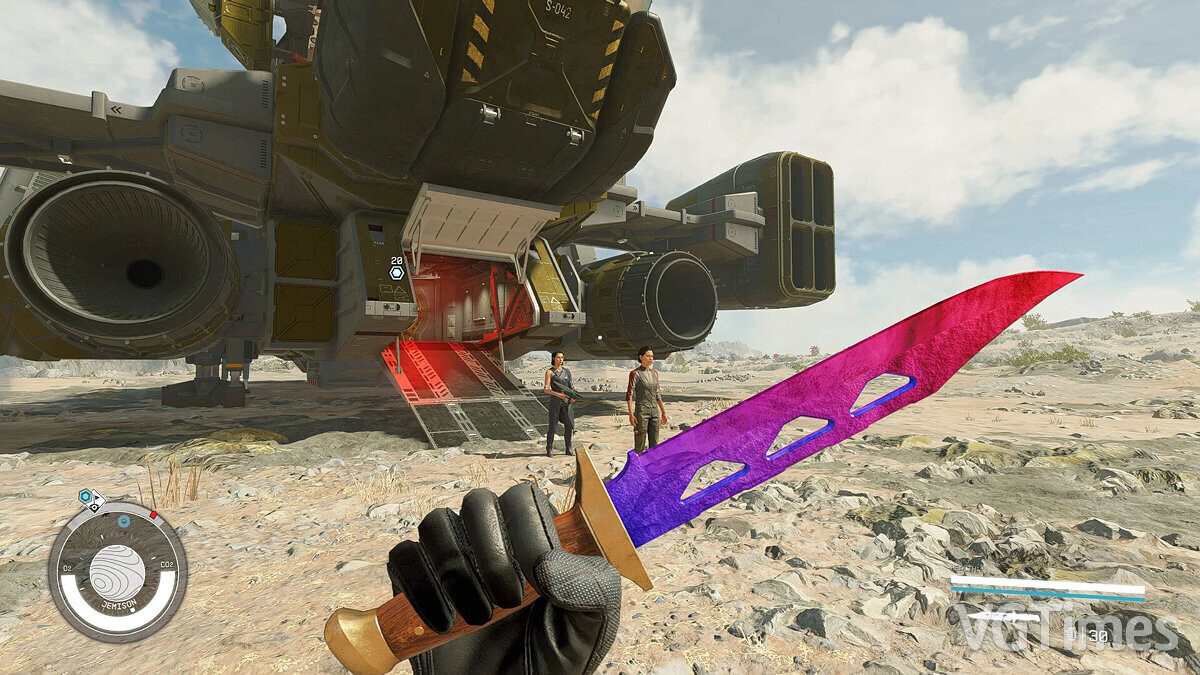 Starfield — Нож в раскраске из игры CS:GO