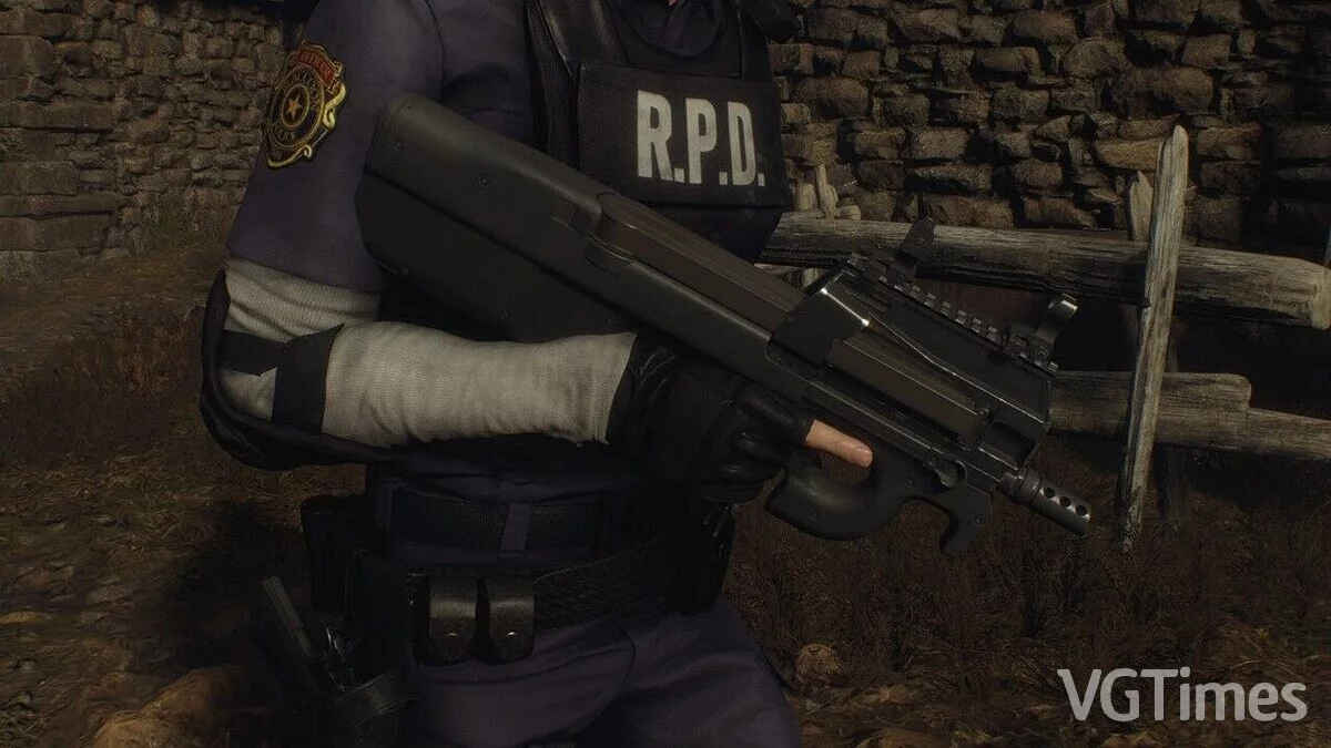 Resident Evil 4 Remake (2023) — P90 из игры Counter Strike 2