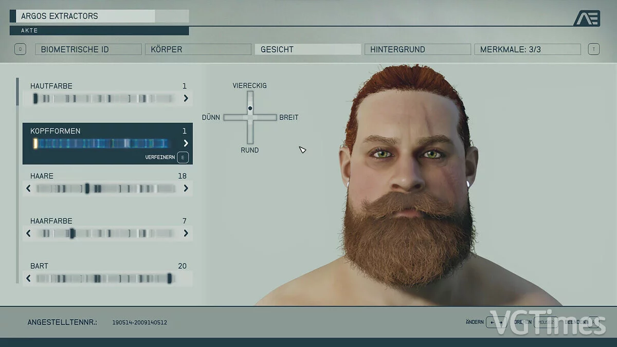 Starfield — Ролло — предустановка персонажа