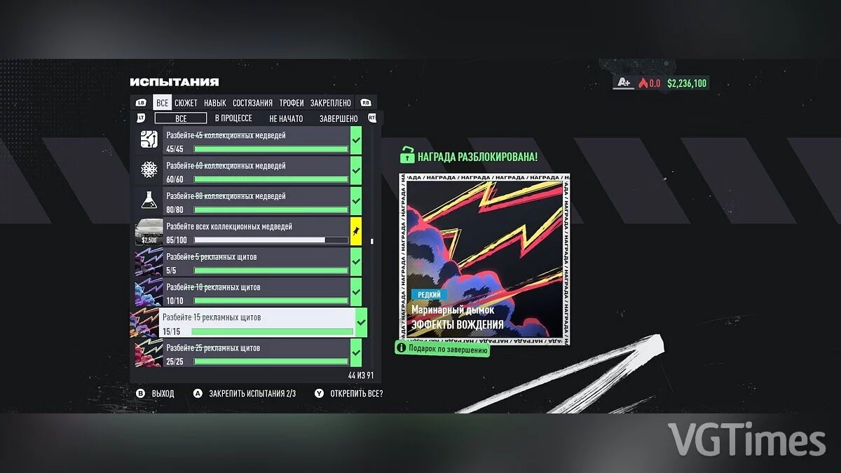 Need for Speed Unbound — Русификатор текста (Vol. 6)