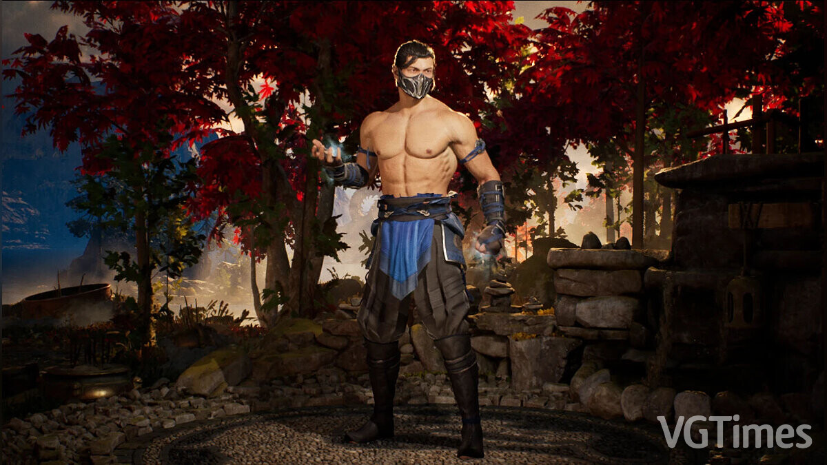 Mortal Kombat 1 — Саб-Зиро без рубашки