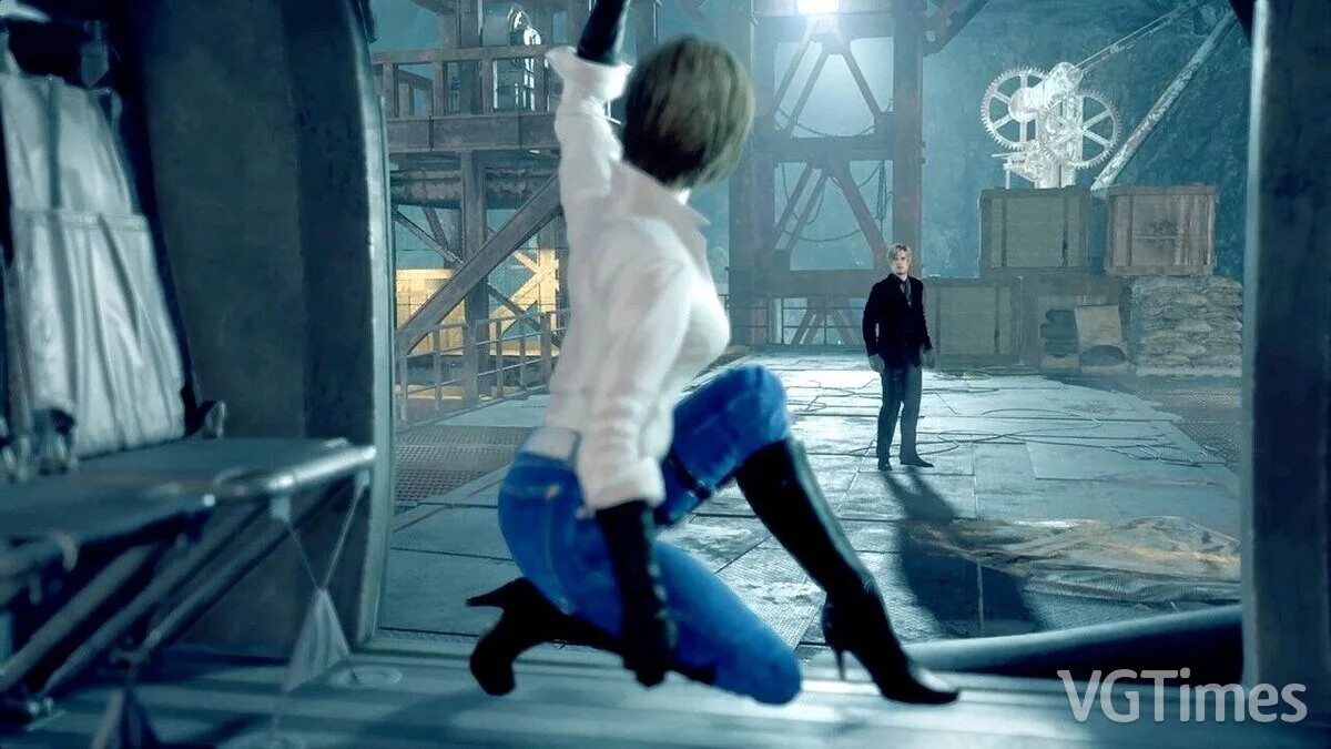 Resident Evil 4 Remake: Separate Ways — Сексуальный джинсовый наряд