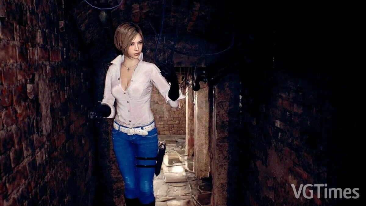 Resident Evil 4 Remake: Separate Ways — Сексуальный джинсовый наряд